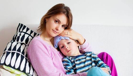 Mère avec son enfant