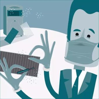 Wartung der Filterluftreiniger