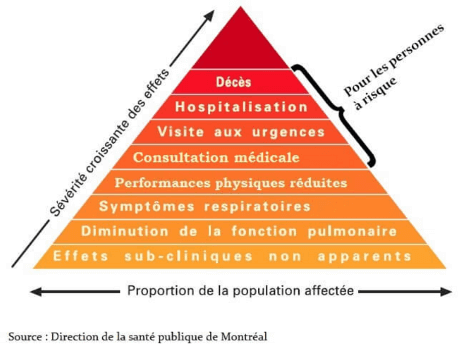 Effets de la pollution sur la santé