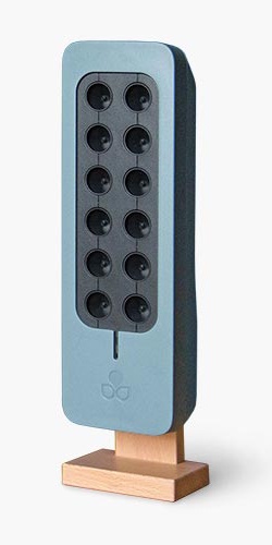 Purificateur d'air ioniseur TEQOYA T200 argile bleue