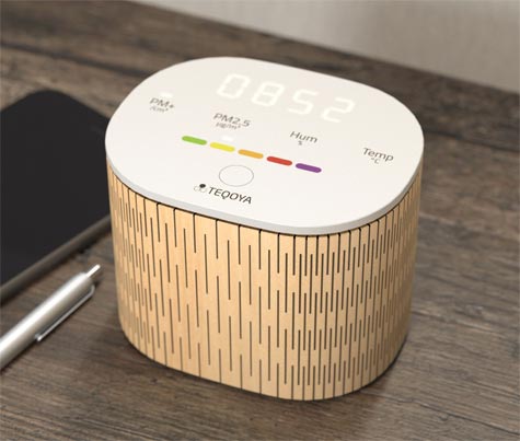 purificateur d'air ioniseur chambre TEQOYA T200