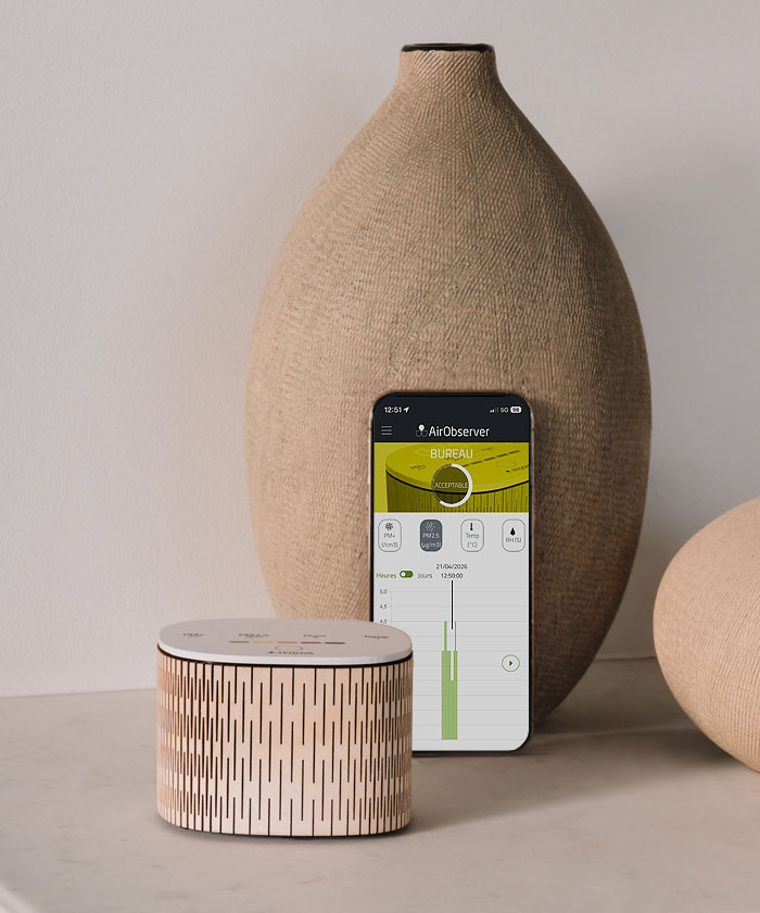 connected Air Quality Sensor TEQOYA S1