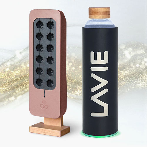 Purificateur d'air ioniseur TEQOYA T200 rose