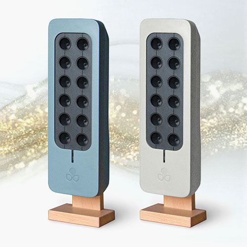 Purificateur d'air ioniseur TEQOYA T200 argile bleu